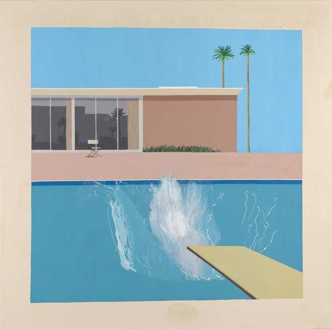 A Bigger Splash by David Hockney - Image via Ian Burt on Flickr - https://www.flickr.com/photos/oddsock/100830944/in/photostream/